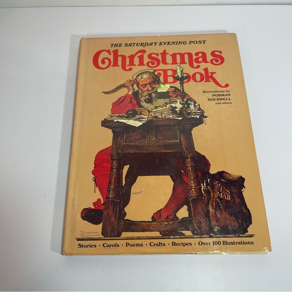 The Saturday Evening Post Christmas Book HC Stories Carols Poems Crafts Recipes